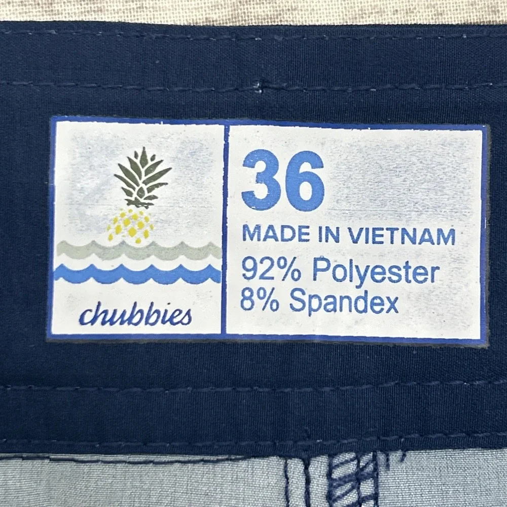 Chubbies Mens Multicolor Board Shorts Swim Trunks 6.5